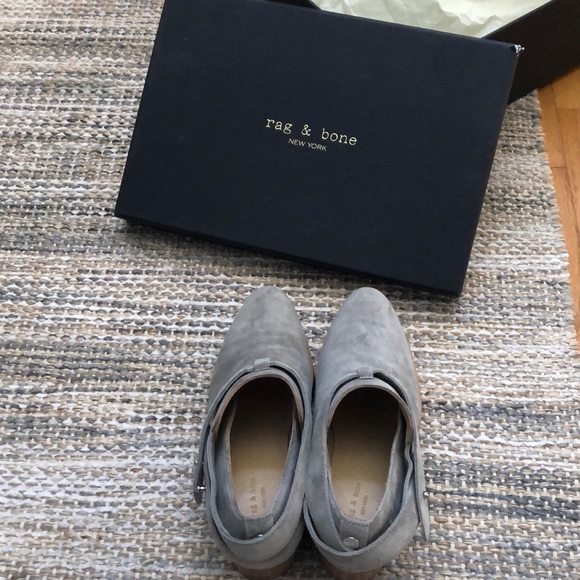 Rag & Bone Harley BOOT Suede ankle bootie US5 - Picture 4 of 8